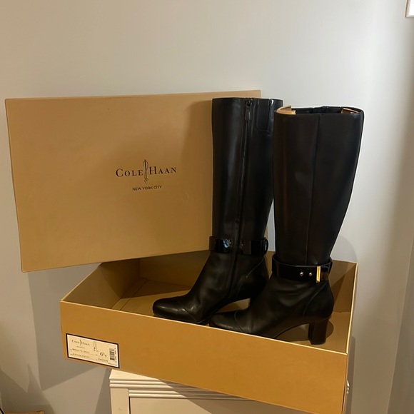Cole Haan Shoes - NWT Cole Haan Black Tall Boots